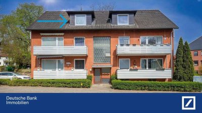 Charmantes Dachgeschoss mit Weitblick – 3-Zimmer-Wohnung mit großem Westbalkon in ruhiger Lage