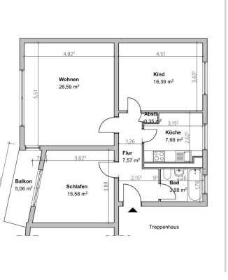 Wohnung in Uni Nähe zu vermieten