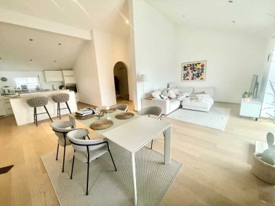 Moderne 3-Zimmer-Penthousewohnung mit Bergblick in Otterfing