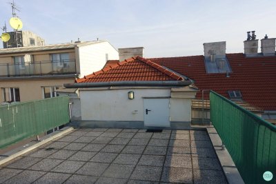 Terrassenmiete / 62 m2 Wohnung plus 20 m² Terrasse / Hofruhelage / 5 Jahre