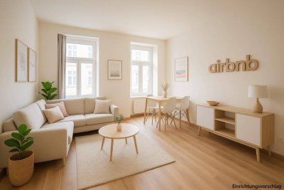 ++Rarität++ Tolle 1-Zimmer Altbauwohnung - Airbnb Ausnahmebewilligung liegt vor!