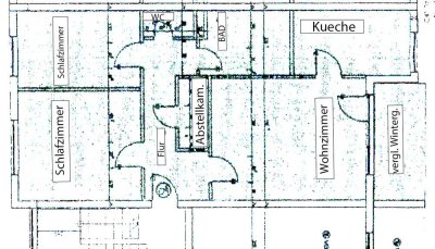 Geräumige 3-Zimmer-Wohnung mit verglastem Wintergarten in ruhiger Lage in Rheinfelden (Baden)