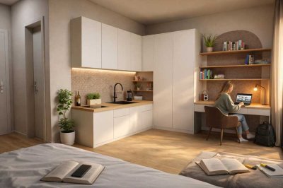 WE 5: Eberswalde: ERSTBEZUG im LUXUS Neubau: 2-Zi mit 31m² ab 2027 BEZUGSBEREIT
