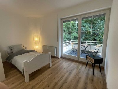 Zur Untermiete ab 25.4.  Sanierte attraktive 1-Zimmer-Wohnung mit EBK und Balkon in Kempten