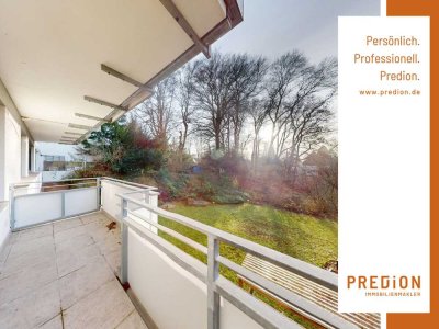 Naturnah wohnen: Lichtdurchflutete Wohnung mit Einbauküche und Garage!