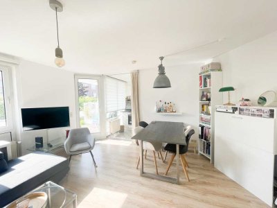 Traumhafte Wohnung auf der Leineinsel - 2 Zi.-Whg. mit Terrasse und Tiefgaragenstellplatz