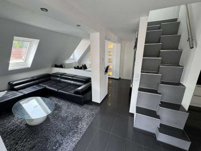 Exklusive Maisonette über zwei Ebenen: voll möbliert, modern ausgestattet und ruhig gelegen