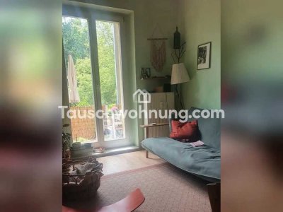 Tauschwohnung: Altbau Wohnung in Postam West mit Balkon
