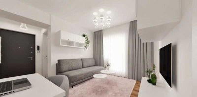 Stilvolle, gepflegte 1,5-Raum-Wohnung mit Balkon und Einbauküche in Peiting