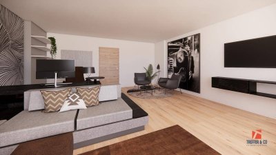 Erstbezug: Einzigartige 3-Zimmer Gartenwohnung in Ruhelage