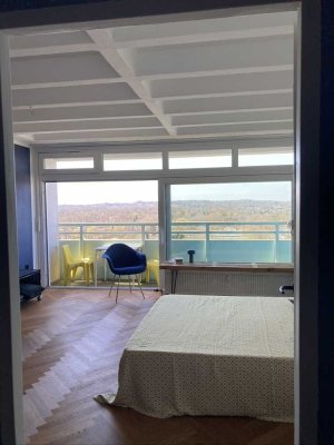 Möblierte 1-Zimmer Wohnung mit Traumblick