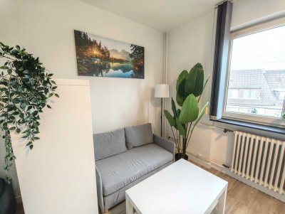 Sofort verfügbar: Möblierte 1-Zimmer-Wohnung mit Südbalkon in Mannheimer Bestlage