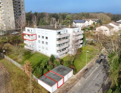 Gemütliche 2-Zimmer-Wohnung mit Balkon und Garage [Erbpacht]