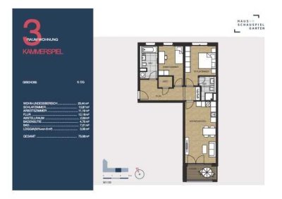 Nachmieter für exklusive 3-Zimmer Wohnung mit Loggia im Herzen der Dresdner Altstadt gesucht