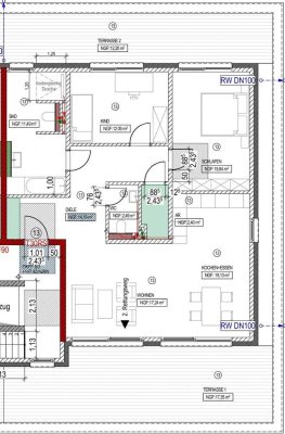 Große Penthouse-Wohnung • Dachterrasse • Aufzug • Tageslichtbad