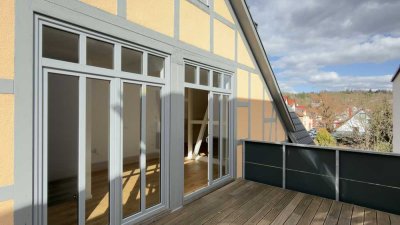 Preis angepasst – Maisonettewohnung mit großer Terrasse und eigenem Hof in Erfurt-Bischleben