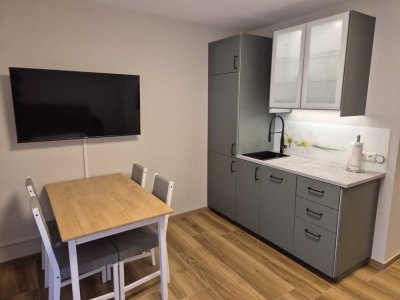 Möbelierte 1-Zimmer Wohnung mit Balkon und Garage in Immenstadt im Allgäu