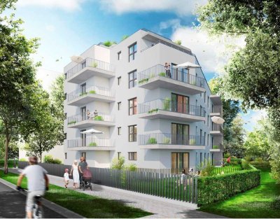 Erstbezug Penthouse mit 3 Zimmern und Dachterrasse  direkt am Schlosspark