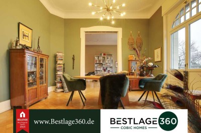 Eleganter Altbauklassiker: 5-Zimmer-Wohnung mit drei Balkonen in Ffm-Westend