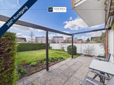 Sonnige Oase am Reihenende: Garten, Terrassen und Balkon inklusive