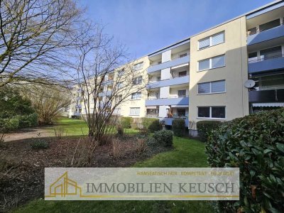Gepflegte 3 Zimmer Wohnung mit Balkon & großer grüner Innenhof in begehrter Lage