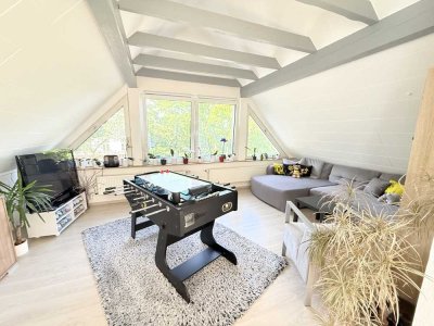 Schicke 1-Zi.-Studiowohnung im DG in offener Bauweise mit offener Küche in Hannover-Ahlem