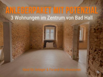 Investorenpaket &amp; Chance im Zentrum von Bad Hall: Potenzial für Anleger und Fix &amp; Flip