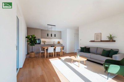 Idyllische 3-Zimmer-Wohnung im energieeffizenten Neubauprojekt Hirschfeld - Naturnah wohnen