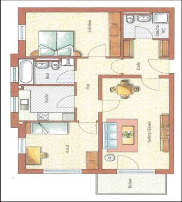 Geschmackvolle 3-Zimmer-Wohnung in München Pasing