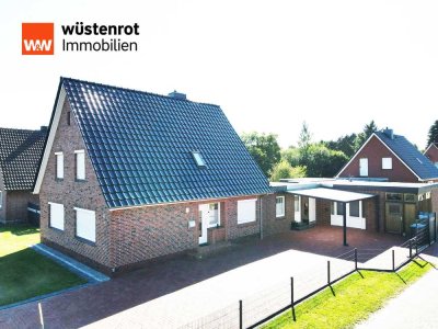 Modernisiertes Einfamilienhaus mit Charme in Papenburg. 
7 Zimmer, 2 Bäder, Gäste WC, ca.154 m² Wfl