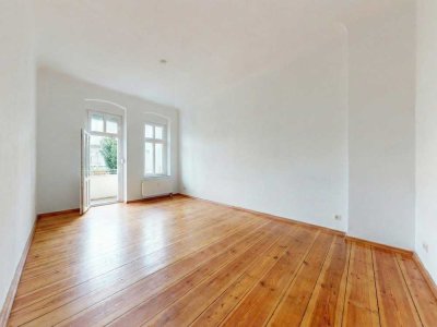 Wohnen mit Balkon und Garten in Berlin-Adlershof – bezugsfreie 3-Zimmer-Wohnung im gepflegten Altbau