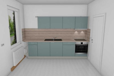 Familienfreundliche 3-Raum-Wohnung mit Küche - ideal für Berufstätige