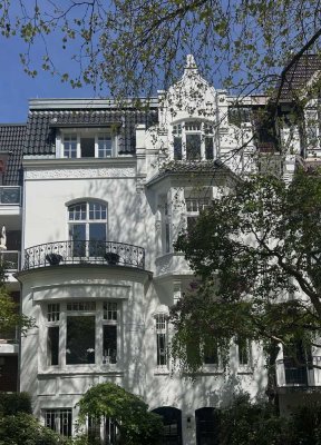 Außenalster, zwei Ebenen mit Dachterrasse