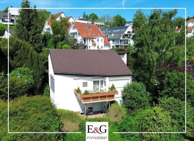 Traumlage im Dachswald mit unverbaubarem Fernblick - Einfamilienhaus mit ELW sucht Familie