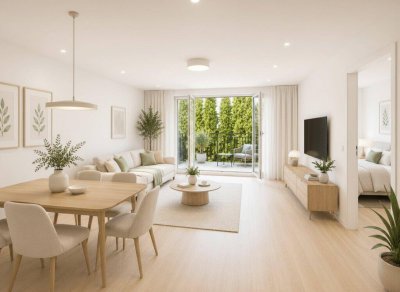 Lichtdurchflutete 2-Zimmer-Wohnung mit großzügiger Loggia nahe der Alten Donau
