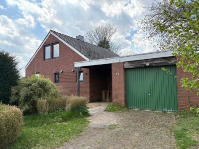 Einfamilienhaus in Sackgassenlage am Feldrand