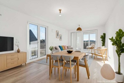 Helle 3 Zimmer-Eckwohnung mit großzügigem Balkon und Weitblick ins Grüne- nahe dem Ostpark Kirchheim