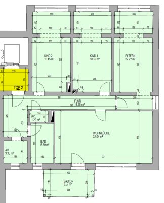Moderne Wohnung mit 3 Schlafzimmern im Neubau