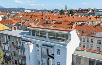 Exklusives Penthouse SkyView mit rd. 198 m² in Grazer Bestlage