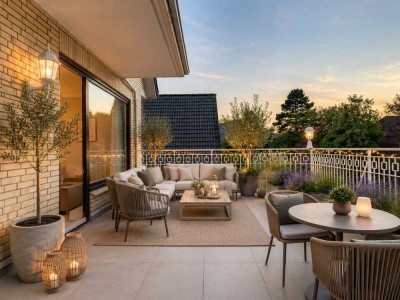 TOP-Lage Klein Borstel: Familienwohnung mit Dachterrasse!
