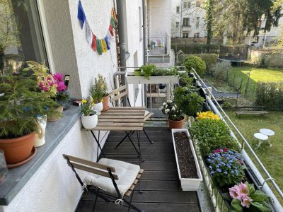 Gepflegte 2 Zimmerwohnung mit Balkon im Frankenbergerviertel