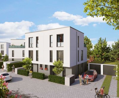 Provisionsfrei: Neubau-Doppelhaushälfte in Bensheim mit Keller und Garage