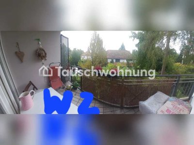 Tauschwohnung: Helle ruhige 2 R Whg im Grünen Nähe Filmpark Babelsberg