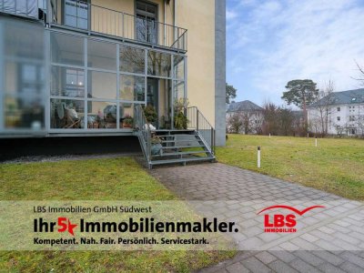 Exklusive Maisonette-Wohnung mit eigenem Eingang, Garten & drei Balkonen -Leben wie im Reihenendhaus