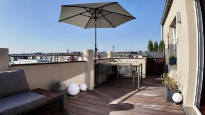 Helle 3,5-Zimmer Penthouse Wohnung in Bilk, Düsseldorf