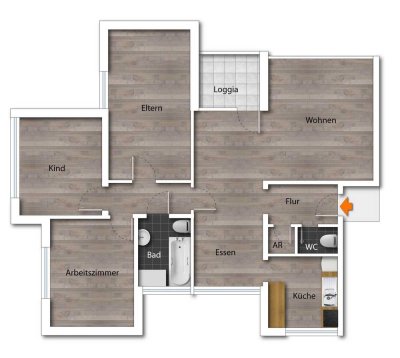 Tolle 4-Zimmerwohnung in zentraler Lage