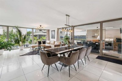 High-End pur ! Geschmackvolle DHH inkl. ELW in begehrenswerter Lage