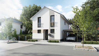 Einfamilienhaus Aura 125 - Maximaler Wohnkomfort für schmale Grundstücke