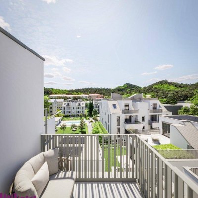 Eigentumswohnungen mit Garten + Terrassen mit Fernblick in Nähe Maurer Wald PROVISIONSFREI