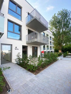 Erstbezug in attraktiver 1–Zimmer Wohnung barrierefrei im Wohnquartier "Wedeler Tor"